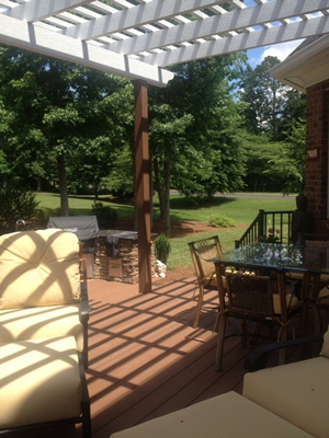 Winston Salem aluminum pergola