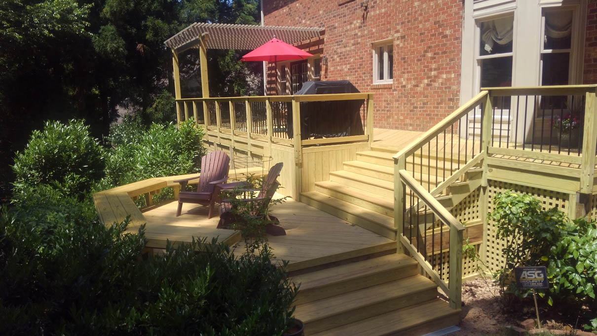 C&Btr Wood Decking Greensboro