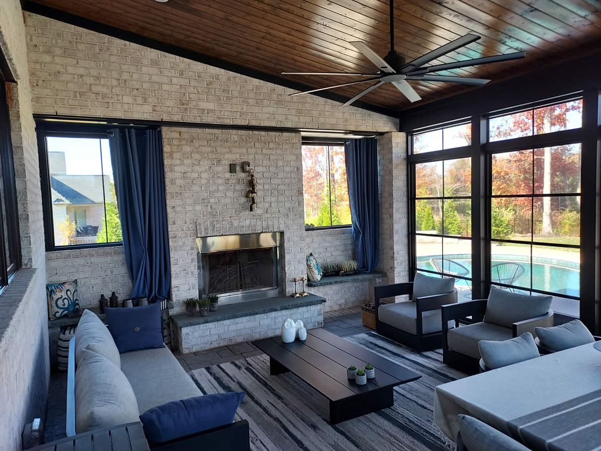 Can you build a screened-in porch on an existing patio?