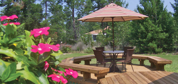 wood deck 