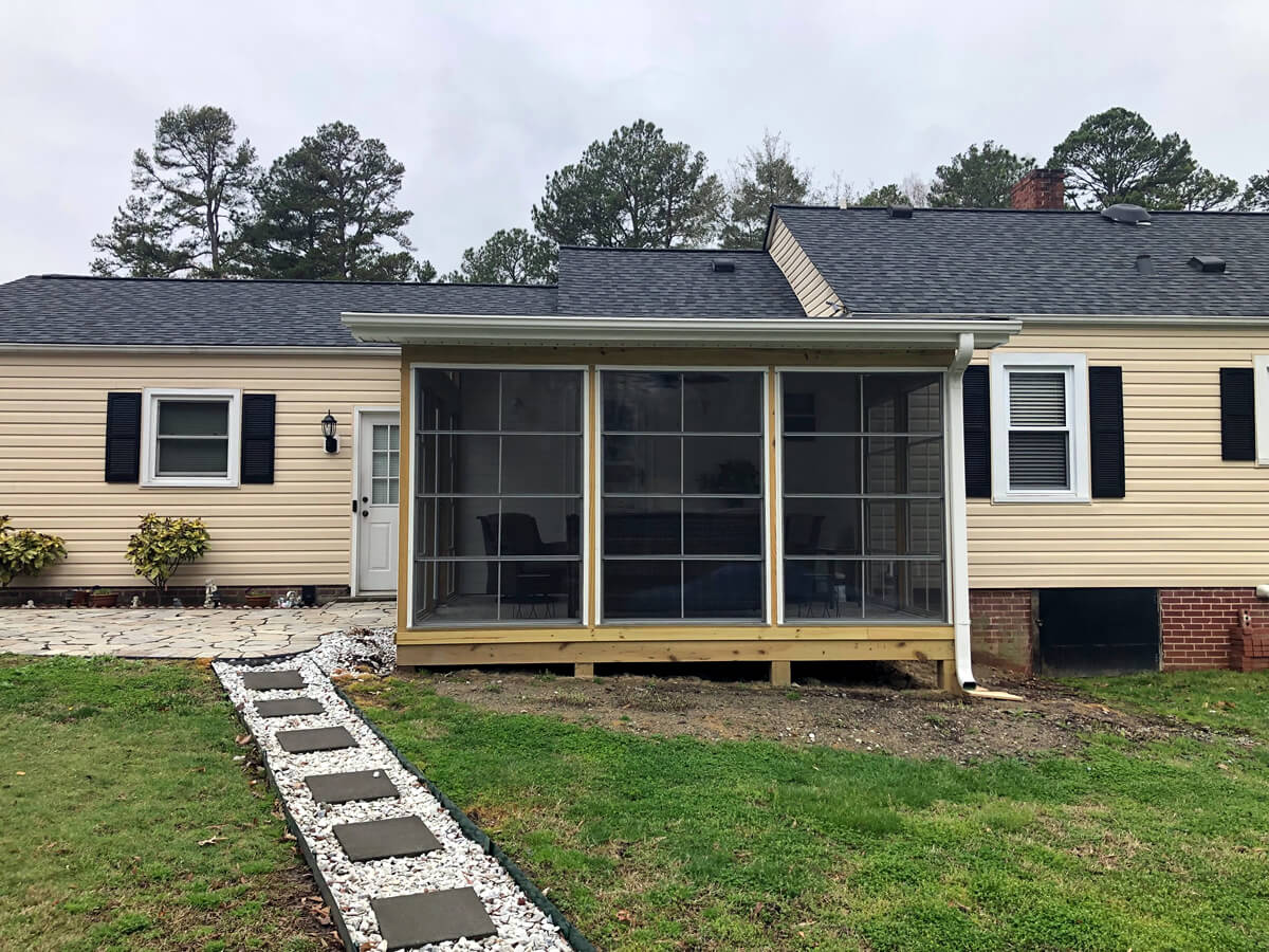 Greensboro 3-season room design by Archadeck of the Piedmont Triad