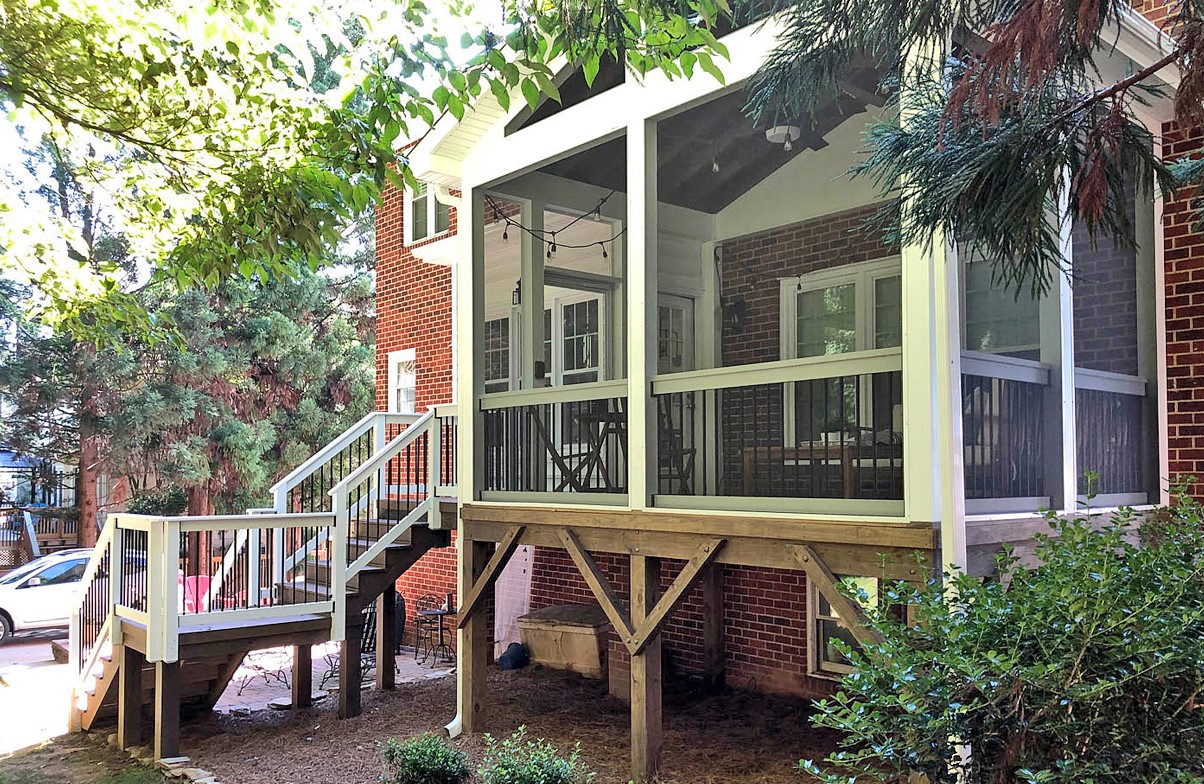 screened in porch
