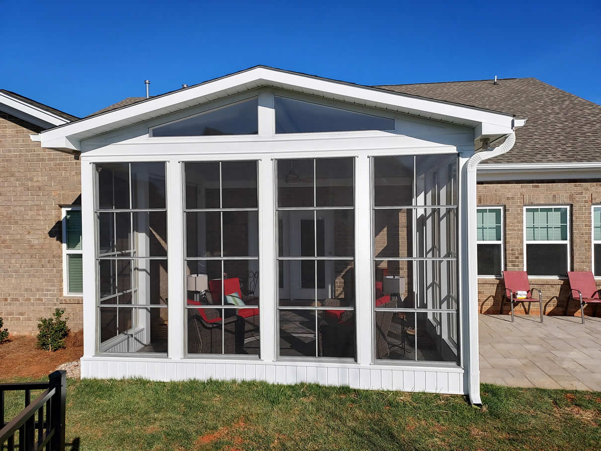 Screen porch on existing patio