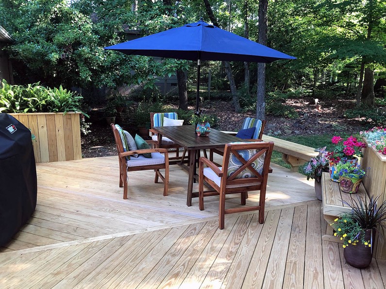 Wooden deck builders