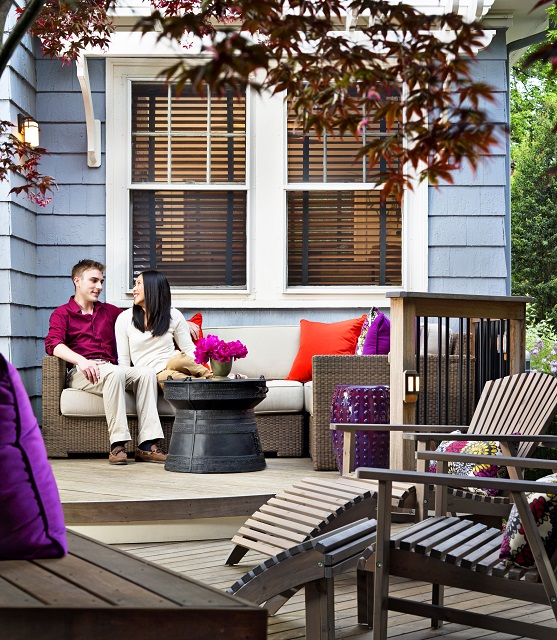 outdoor patio deck