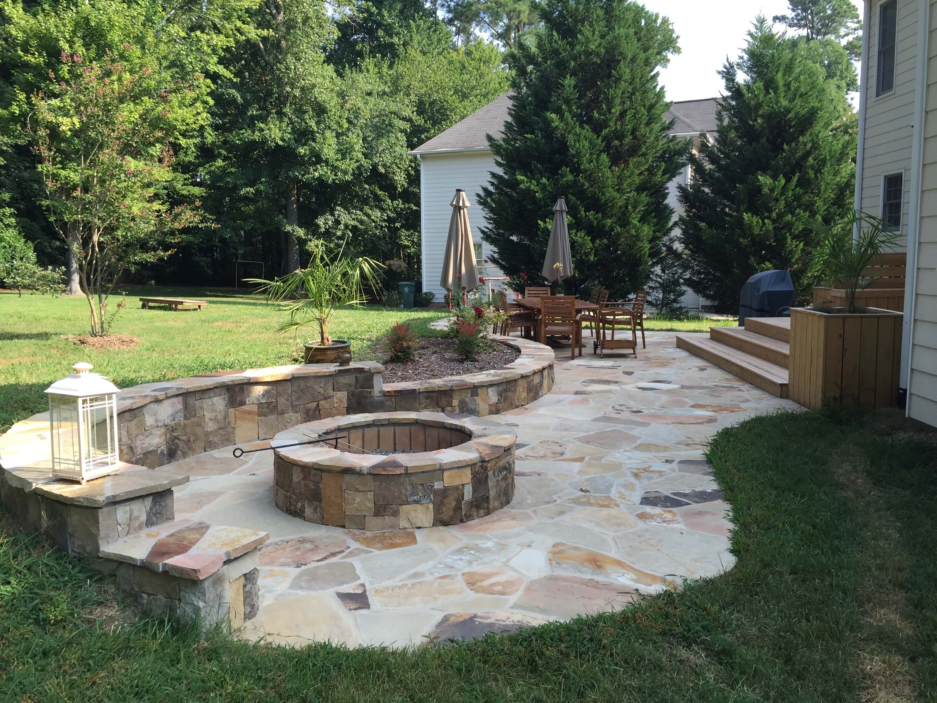 Custom deck and patio