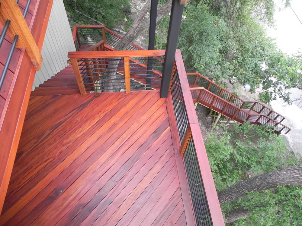 Custom deck and stairs