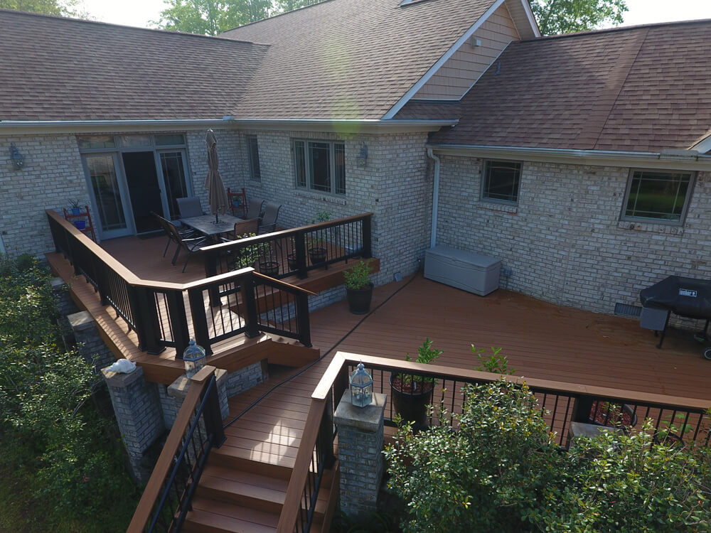 Mebane TimberTech Composite Decking Antigua Gold