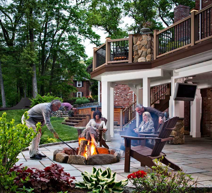 stone fire pit