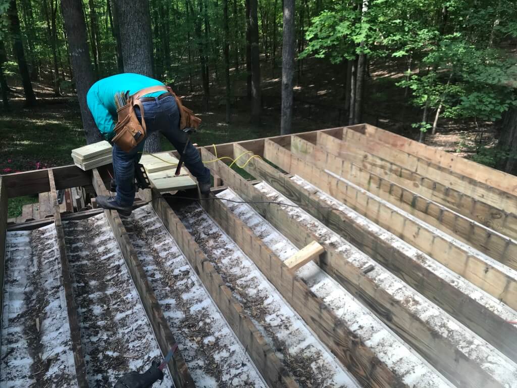 re-decking if there is adequate structural support