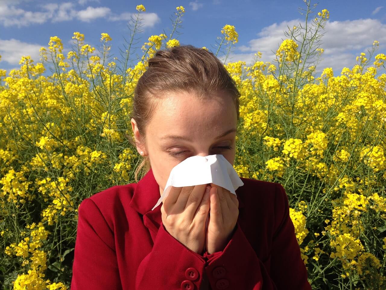 Girl with Allergies
