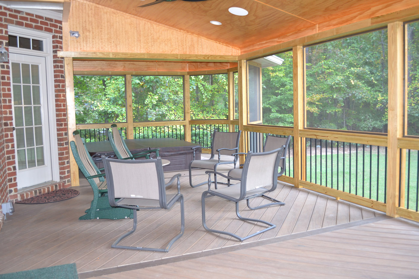 low maintenance porch deck in Raleigh