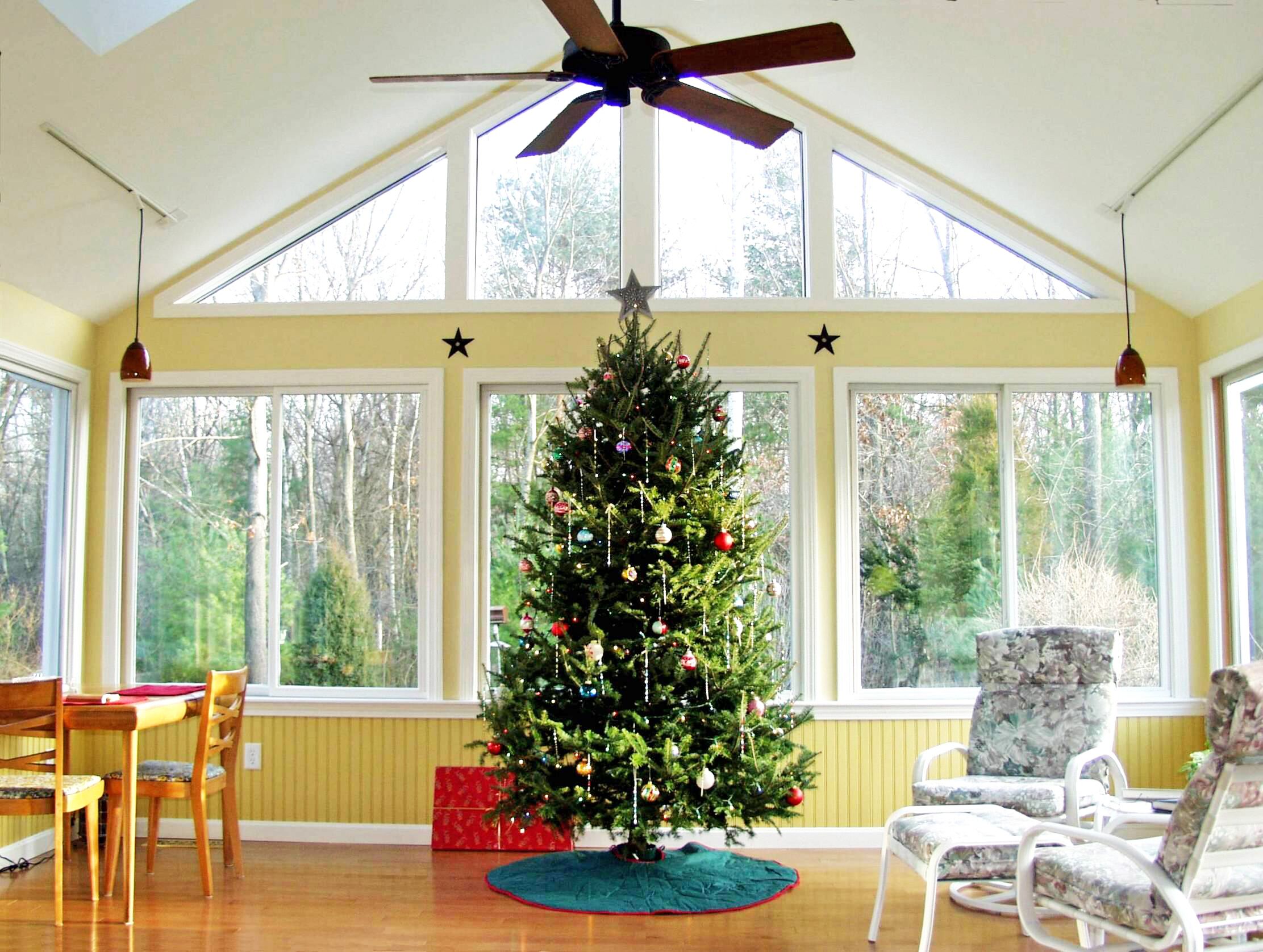 christmas in the sunroom