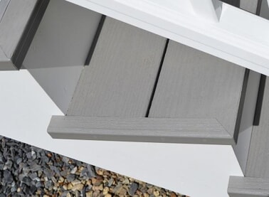 grey stair tread