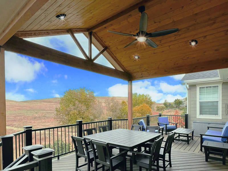 Can I build a roof over an existing deck?
