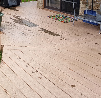 Aging deck coating