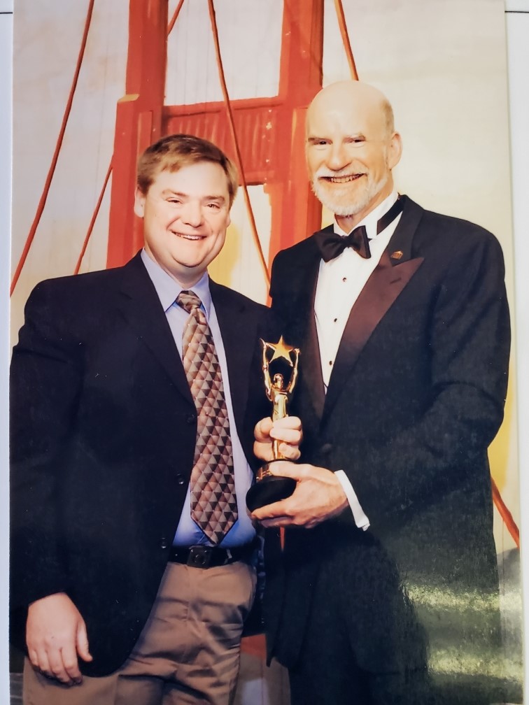 Tim Stephens picture with President of NARI