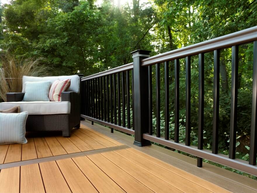 custom deck living space