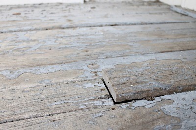 worn deck