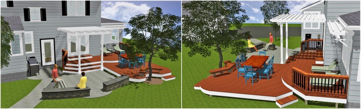 custom deck living space digital example
