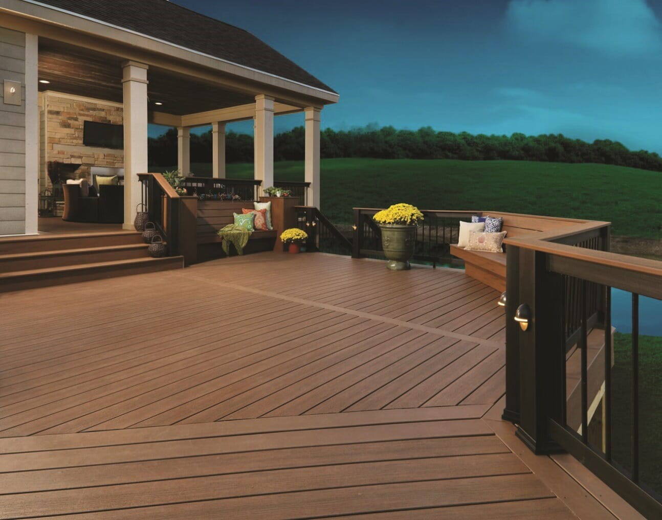 custom back porch