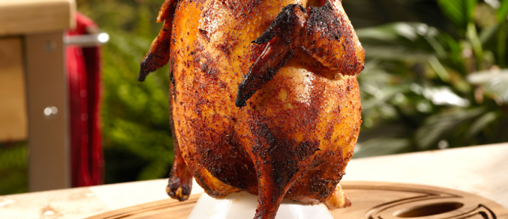Beer can roast chicken