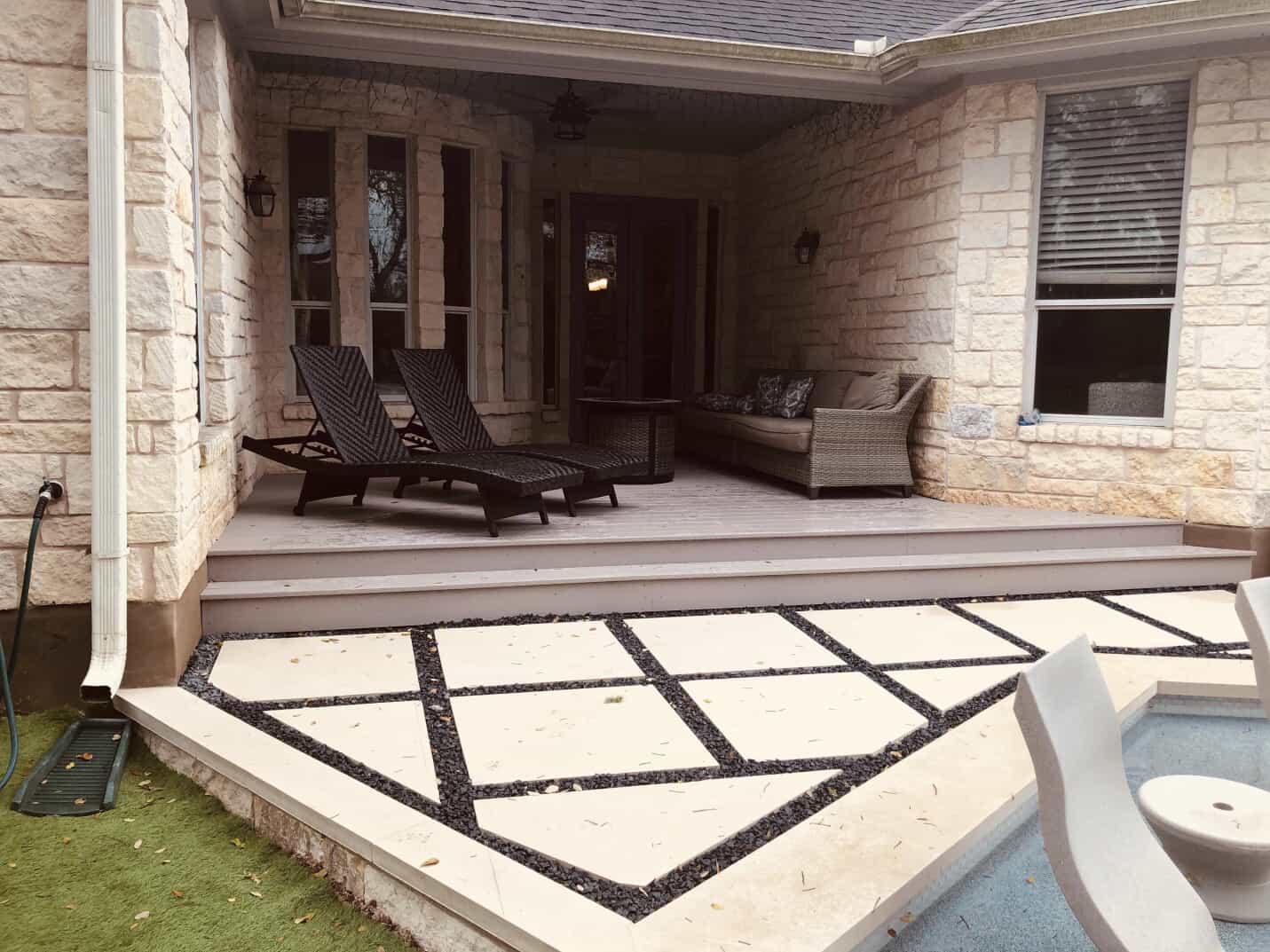 custom outdoor living space