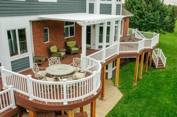 Stunning-elevated-deck-and-custom-pergola-combination-by-Archadeck-of-West-Central-and-Southwest-Ohio elevated deck and pergola