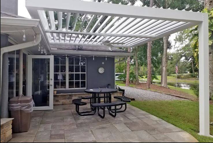 Covered patio