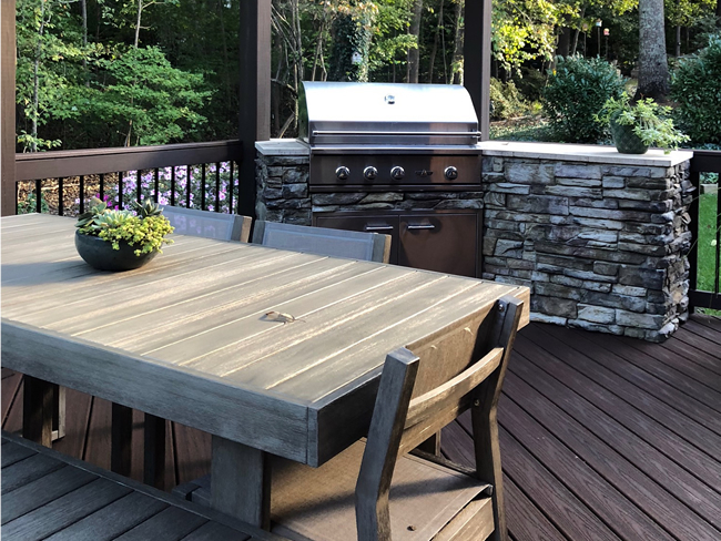 Colorado Springs Deck Builder Outdoor Kitchen
