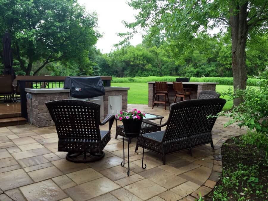 Custom outdoor kitchen