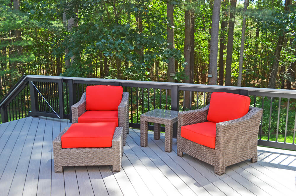 Custom deck railings