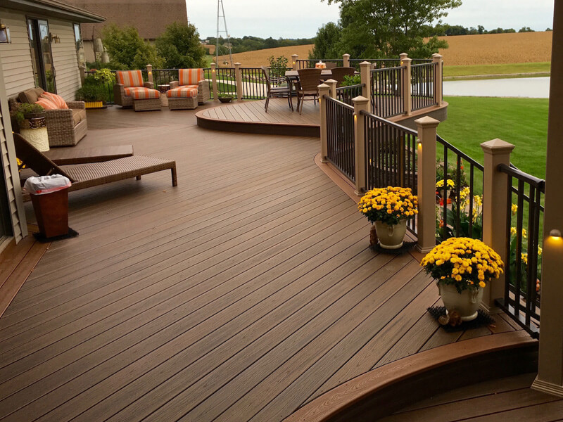 Custom composite deck