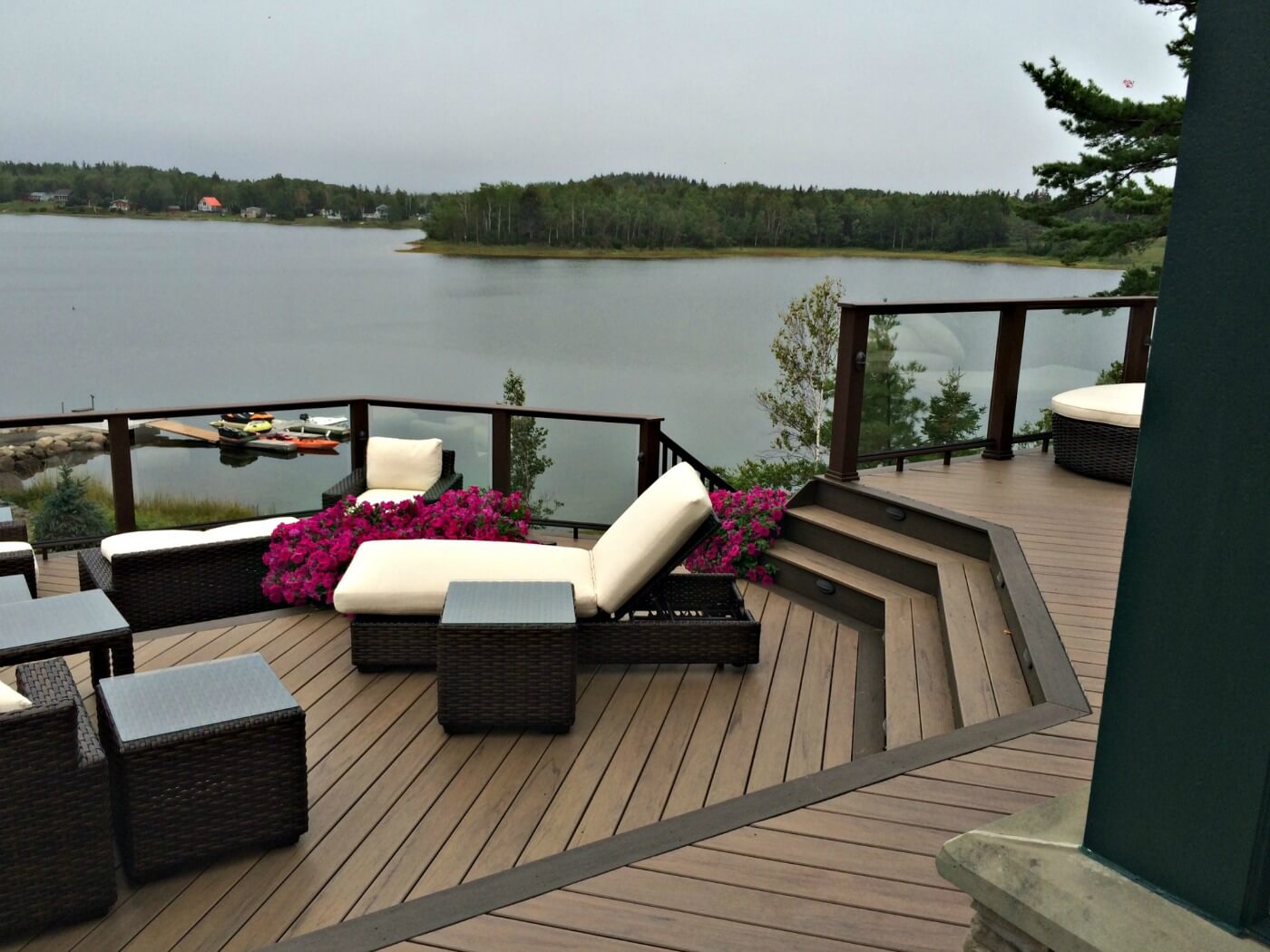 Custom deck at oakville