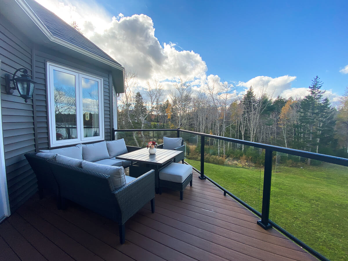 Landscape Surrounding Composite Deck