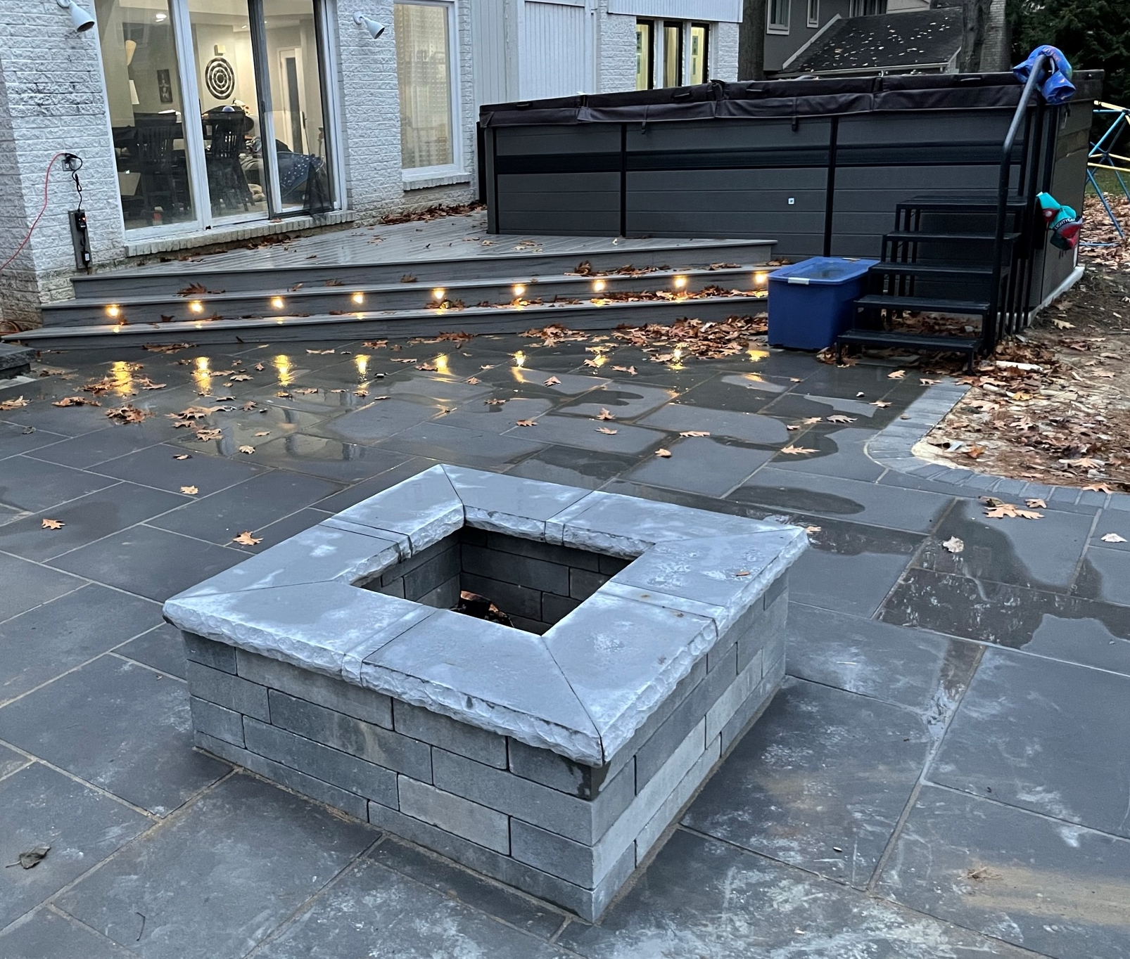 Deck Patio and Firepit