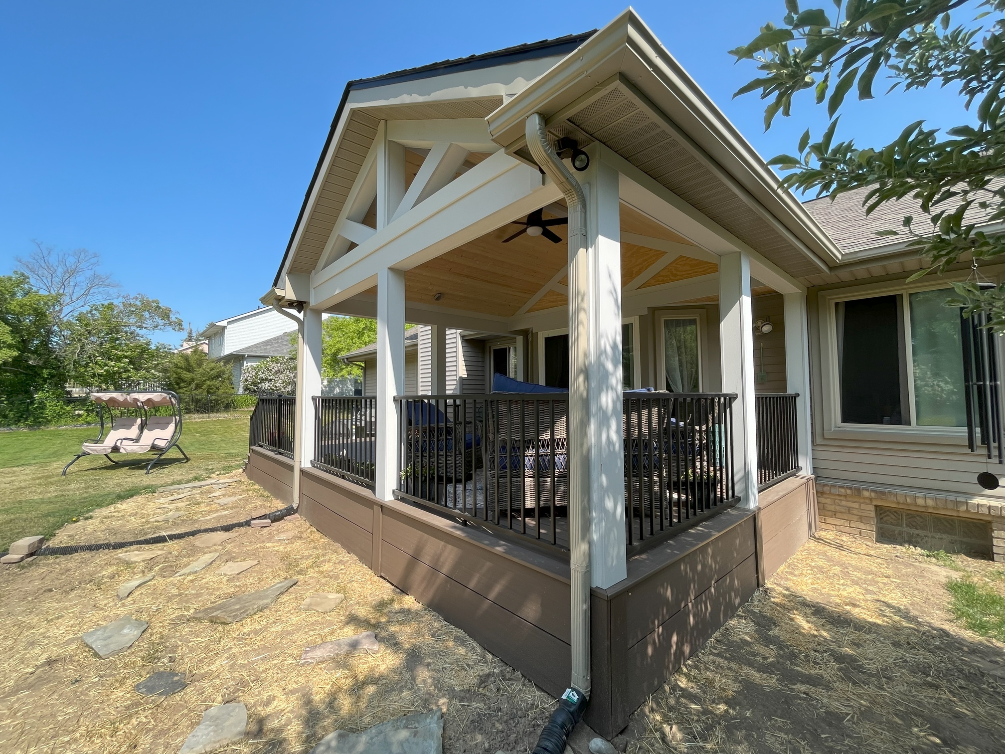Porch and deck