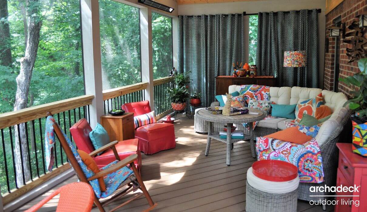 Screened porch