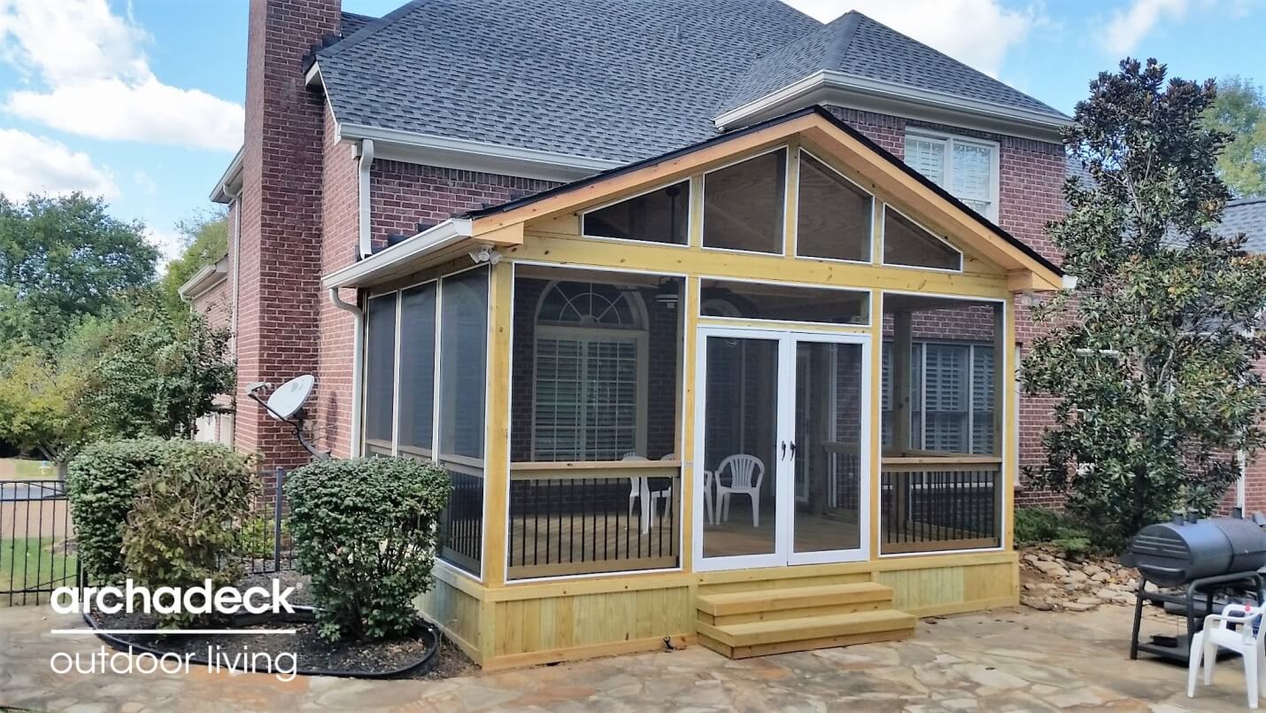 Ooltewah Screened Porch Build