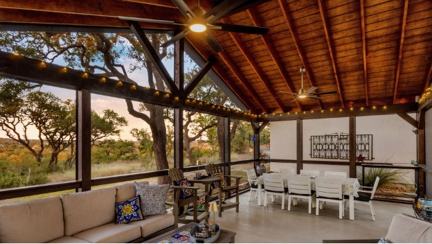 screened patio designer