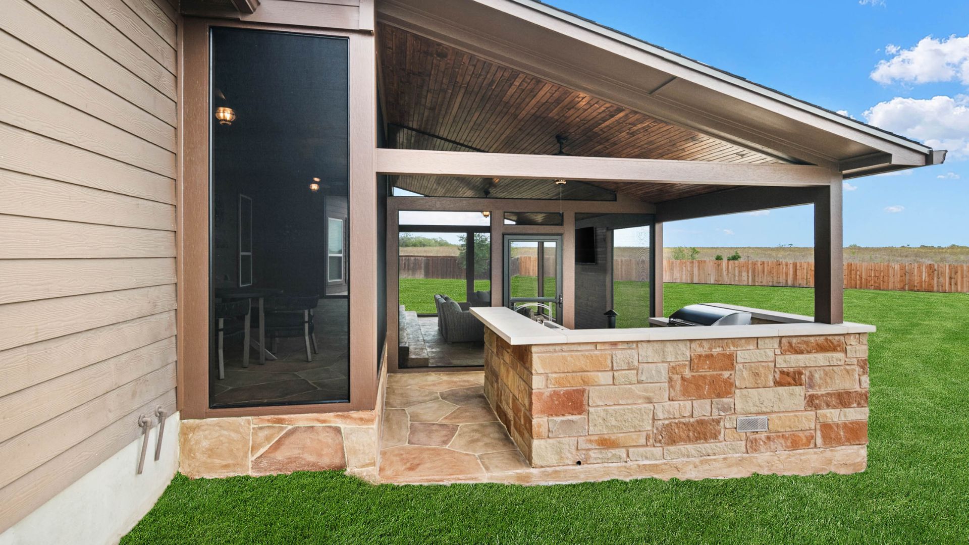 natural stone hardscape designs