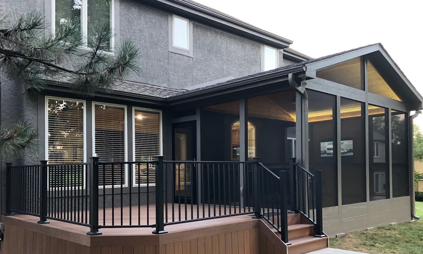 Thornton home with new screened porch