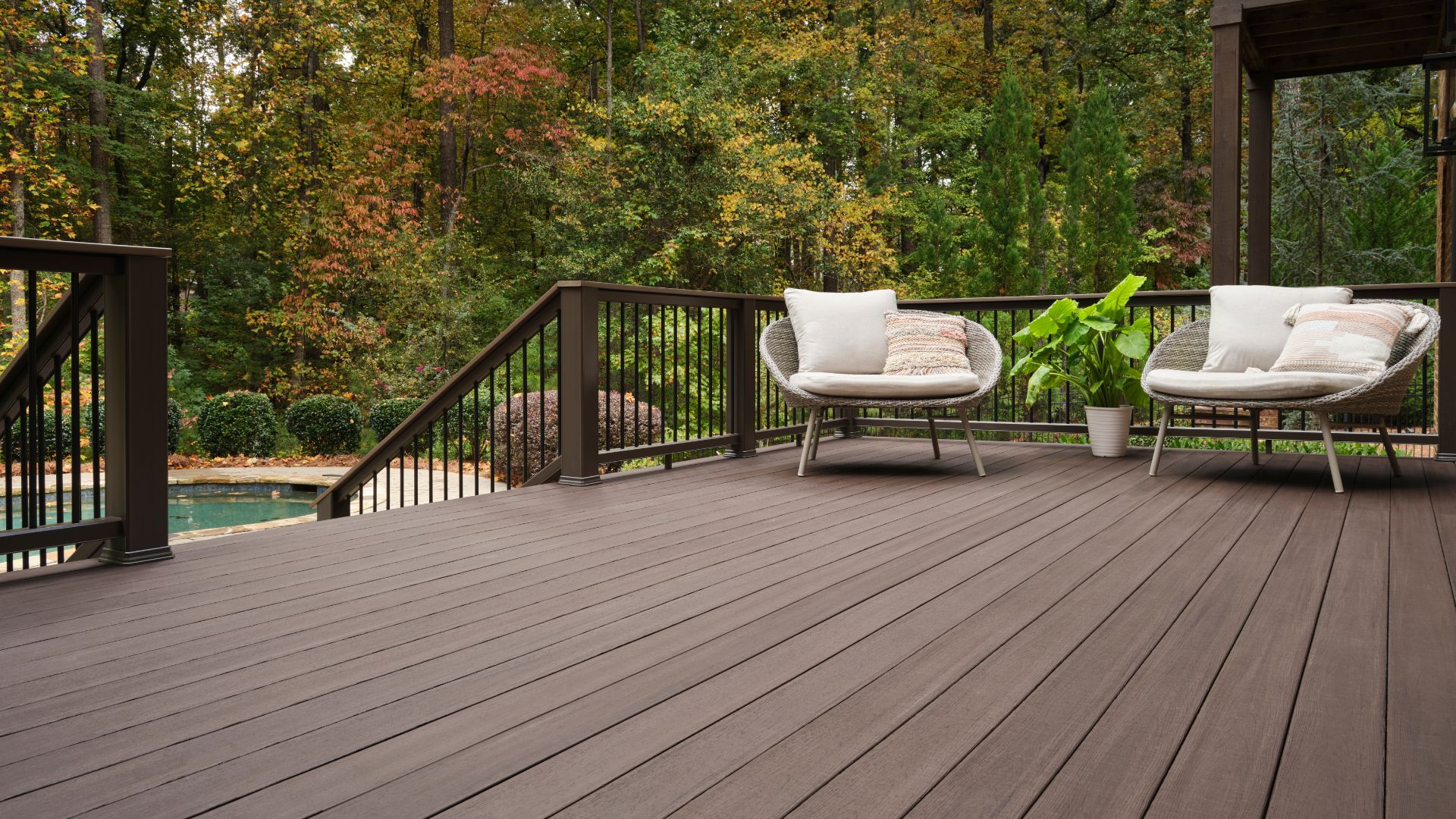 Deck designs for tight lots