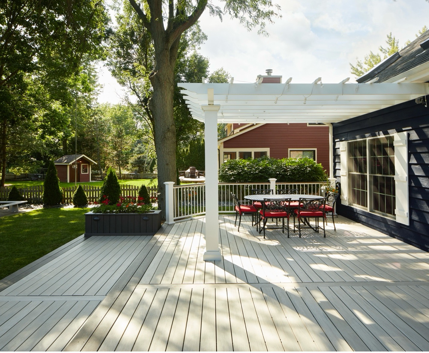 deck and pergola